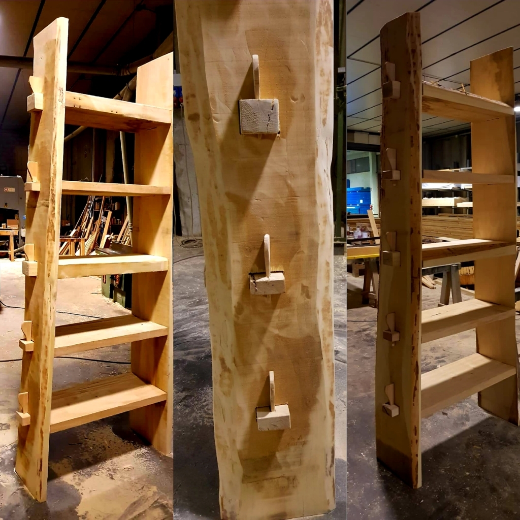 Libreria in Legno Massello