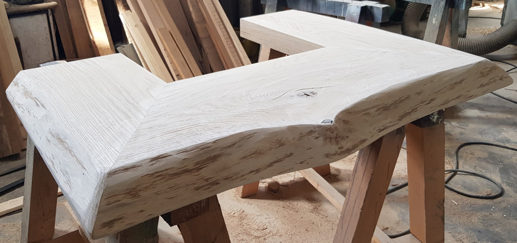 Tavola legno massello lavorata